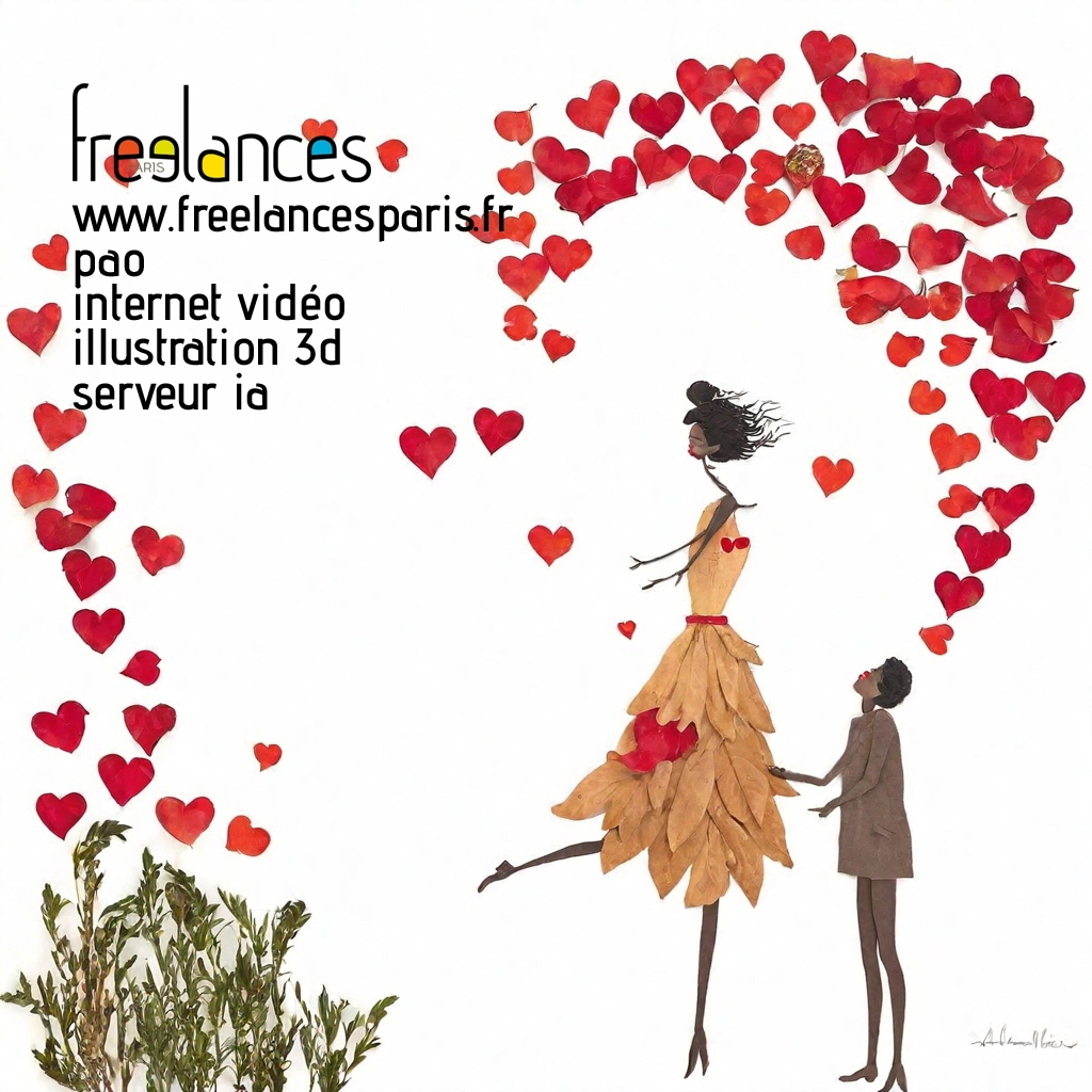 Pao mise en page internet vidéo illustration 3d serveur IA générative AI freelance paris studio de création magazines yrs20lv0